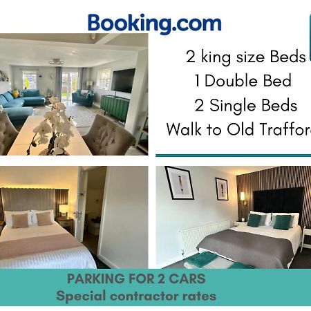 Waterside Mufc & Trafford Centre Townhouse 4 Bedroom Free Parking Manchester Zewnętrze zdjęcie